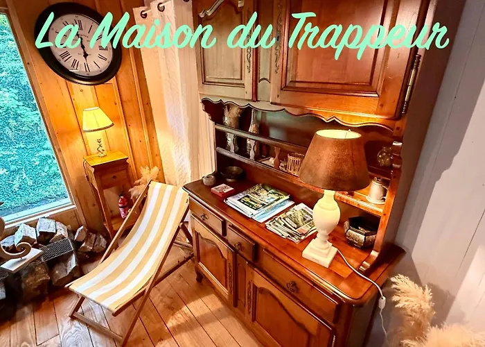 La Maison Du Trappeur Et La Des Sources Feriehus